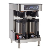 Bunn 51200.0102 ICB TWIN SH Twin Automatic Coffee Brewer for Soft Heat Thermal Servers Stainless 120/208V