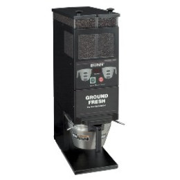 Bunn 33700.0001 BrewWISE G9-2T DBC Portion Control Coffee Grinder Black - 2 Hopper-120V