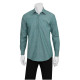 Chef Works SLMCH005GRMXS Mens Chambray Shirt Green Mist XS