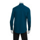 Chef Works SLMNP009BLUXS Men's Stretch Dress Shirt Blue XS