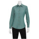 Chef Works SLWCH002GRMM Women's Chambray Shirt Green Mist M
