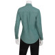 Chef Works SLWCH002GRMM Women's Chambray Shirt Green Mist M