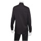 Chef Works SLWFZ003BLK2XL Women's Zip-Front Shirt Black 2XL