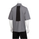 Chef Works VSSSGBCXL Valais V-Series Chef Coat  Dark Gray XL