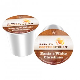 Barnie's SNBA328153-96 Coffee Santa's White Christmas Cups 96 Total