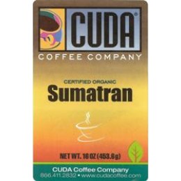 Cuda Coffee Certified Organic Sumatran 1lb