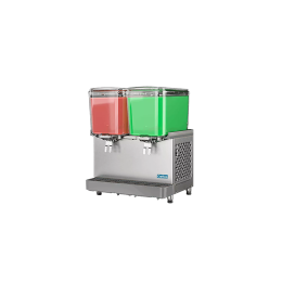 Crathco SR-25-16 Refrigerated Stainless Steel Beverage Dispenser, 2 Bowl