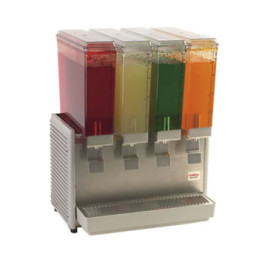 Crathco E49-3 Mini Cold Beverage Dispenser 4 Bowl S/S Panels
