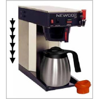 Newco FC-TS 120730 Automatic Telescoping Column Brewer w/Faucet 1.9L - 2.0L