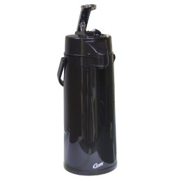 Curtis TLXA2203G000 ThermoPro Airpot 2.2 L Glass Lined Black 6/CS3