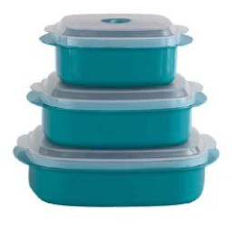 Reston Lloyd Calypso Basics 6pc Microwave Set - Turquoise