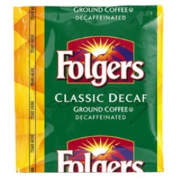 Folgers Classic Roast Decaf Vacket .9oz ea 4 Boxes of 42 Vackets