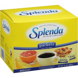 Splenda Sweetener Yellow Dispose Box 1gm ea 1600 Total